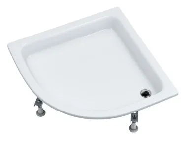Brodzik półokrągły 80x80x26cm Schedpol Zefir 3.215 R55