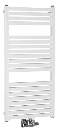 Przejdź do produktu TONDI grzejnik łazienkowy 450x970 mm, podłączenie centralne, biały