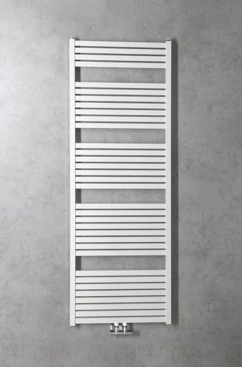 TONDI grzejnik łazienkowy 600x1690 mm, podłączenie centralne, biały