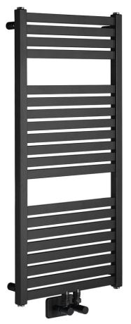 Przejdź do produktu TONDI grzejnik łazienkowy 450x970 mm, podłączenie centralne, czarny mat