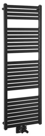 Przejdź do produktu TONDI grzejnik łazienkowy 450x1330 mm, podłączenie centralne, czarny mat