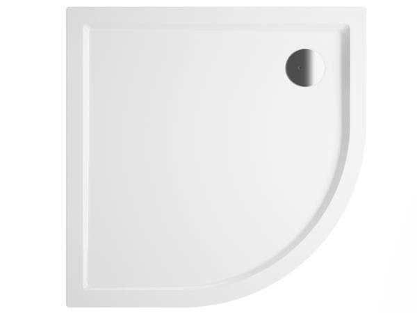 Brodzik półokrągły 80x80 cm Riho Zurich D001021005 biały połysk