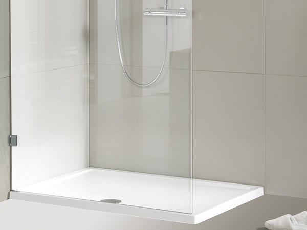 Brodzik kwadratowy płaski 100x4,5x100 cm Riho Zurich D001012005 biały połysk