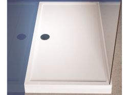 Brodzik prostokątny 140x80 cm z obudową i nóżkami Riho Davos D002003005 biały połysk