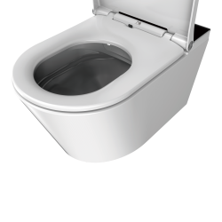 Toaleta z funkcją mycia, suszenia i podgrzewania deski Major&Maker Deluxe B Biało-Czarny