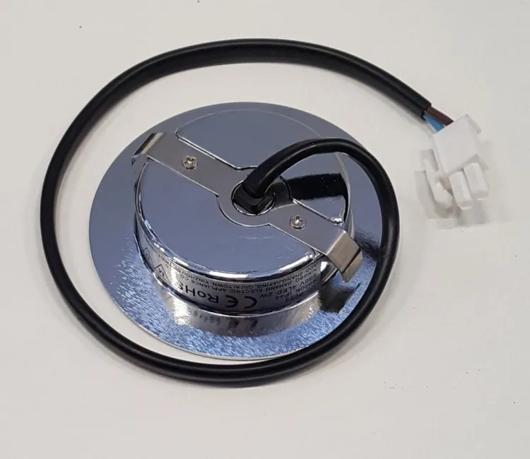 Lampa wpuszczana LED 3W, 4000K, 230V do szafki ZOJA (górny kabel 30cm)
