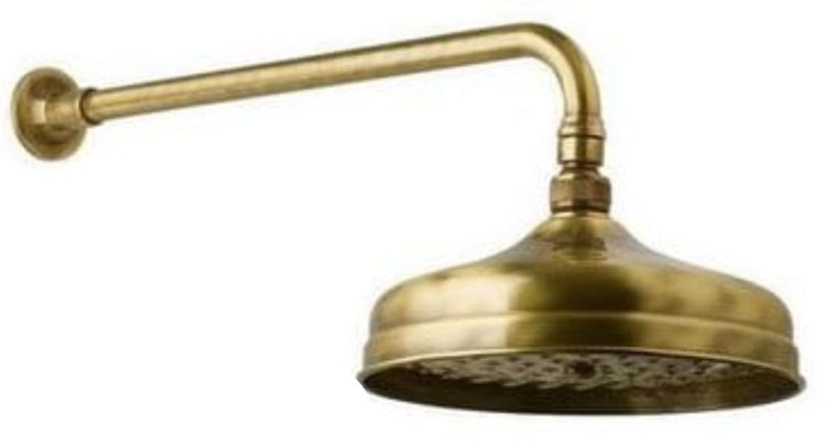 Deszczownica okrągła 20 cm Giulini Praga bronzo