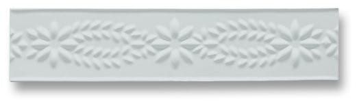 VECCHIE MAJOLICHE Cornice Ornato Giada 6x26