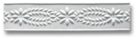 Przejdź do produktu VECCHIE MAJOLICHE Cornice Ornato Ghiaccio 6x26
