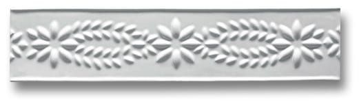 VECCHIE MAJOLICHE Cornice Ornato Ghiaccio 6x26