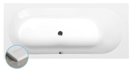 Przejdź do produktu ASTRA B SLIM wanna prostokątna 165x75x48cm, biała