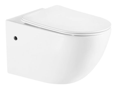 Przejdź do produktu SIA WC wiszące, Rimless, 36,5x48,5 cm, biały