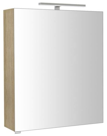 Przejdź do produktu RIWA szafka z lustrem, oświetlenie LED, 60x70x17cm, wiąz Bardini