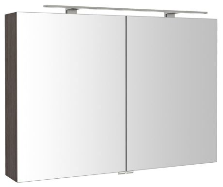 Przejdź do produktu RIWA szafka z lustrem, oświetlenie LED, 101x70x17cm, sosna rustykalna
