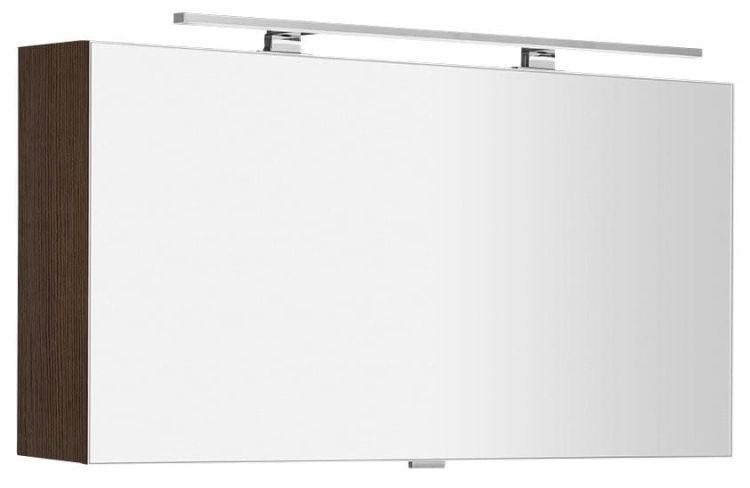 CLOE szafka z lustrem z oświetleniem LED, 100x50x18cm, sosna rustykalna