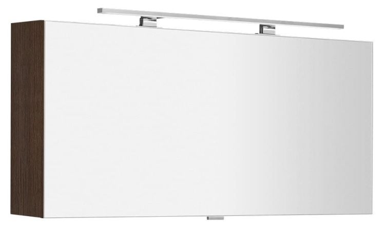 CLOE szafka z lustrem z oświetleniem LED, 120x50x18cm, sosna rustykalna