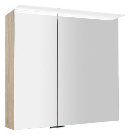 Przejdź do produktu LINEX szafka z lustrem,oświetlenie LED, 80x70x15cm, wiąz Bardini