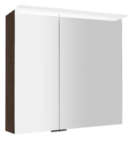 Przejdź do produktu LINEX szafka z lustrem,oświetlenie LED, 80x70x15cm, sosna rustykalna