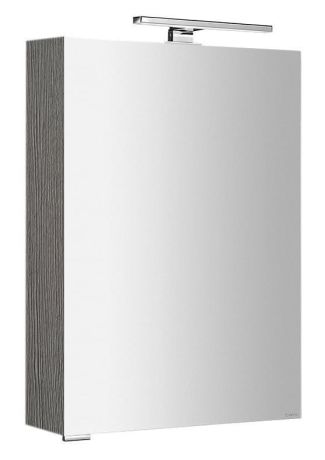Przejdź do produktu MIRRÓ szafka z lustrem, oświetlenie LED, 50x70x16cm, lewa/prawa, dąb srebrny
