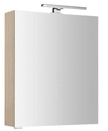 Przejdź do produktu MIRRÓ szafka z lustrem, oświetlenie LED, 60x70x16cm, lewa/prawa, wiąz Bardini