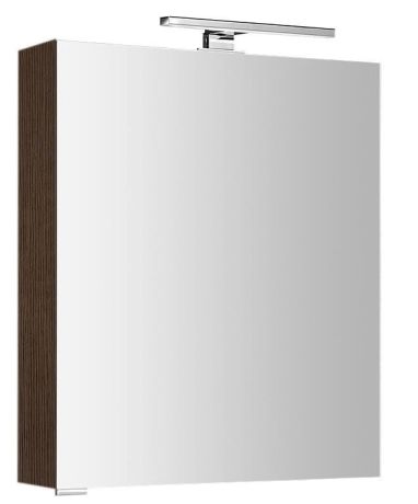 Przejdź do produktu MIRRÓ szafka z lustrem, oświetlenie LED, 60x70x16cm, lewa/prawa, sosna rustykalna