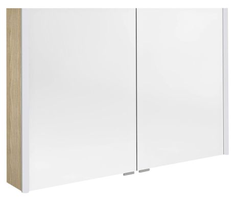 Przejdź do produktu ALIX szafka z lustrem, oświetlenieLED 106x70x17,5cm, wiąz Bardini