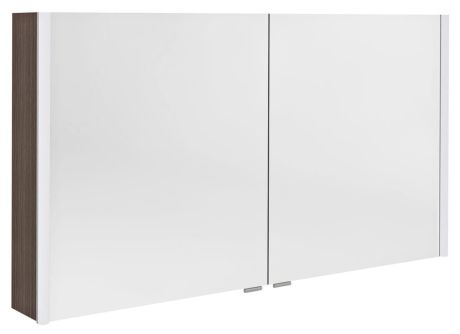 Przejdź do produktu ALIX szafka z lustrem, oświetlenie LED, 2x drzwiczki, 126x70x17,5cm, sosna rustykalna