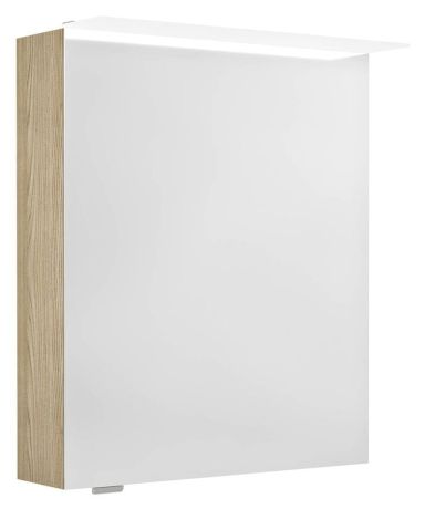 Przejdź do produktu LINEX szafka z lustrem, oświetlenie LED, 60x70x15cm, lewa/prawa, wiąz Bardini