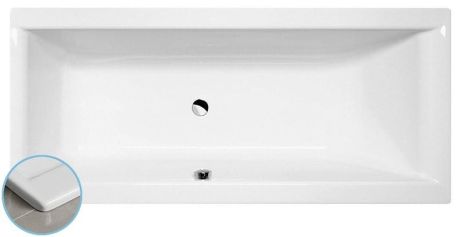 Przejdź do produktu CLEO SLIM wanna prostokątna 180x90x48cm, biała