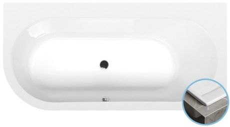 Przejdź do produktu ASTRA R SLIM wanna asymetryczna 165x80x48cm, biała