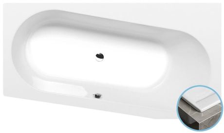 Przejdź do produktu ASTRA WR SLIM wanna asymetryczna 165x90x48cm, biała