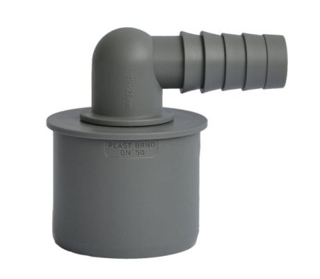 Przejdź do produktu HT korek z wypustem na wąż 19-21mm, kątowy, DN50