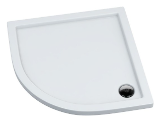 Przejdź do produktu Brodzik półokrągły 90x90x5cm Schedpol Caspar 3.264 R55