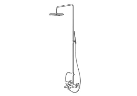 Przejdź do produktu Kolumna prysznicowa z okrągłą deszczownicą 20 cm Kohlman Maxima QW277M chrom