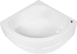 Brodzik półokrągły 90x90 Besco Diper II #BAD-90-II