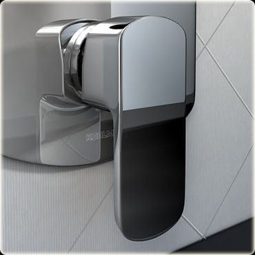  Bateria prysznicowa podtynkowa 1-drożna Kohlman Foxal QW220F chrom