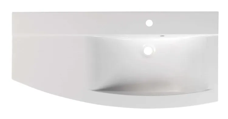 Umywalka naszafkowa 105x51 cm prawa Sapho Aras 91061