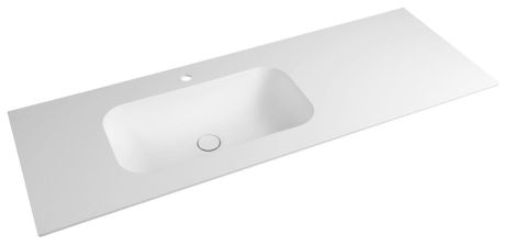 Przejdź do produktu ARUBA umywalka lewa, 190x51,5 cm, Rockstone biały mat