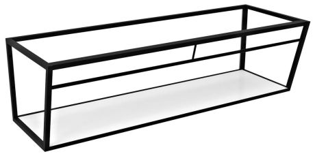 Przejdź do produktu ARUBA podpora z półką 218,4x40x49 cm, czarny mat
