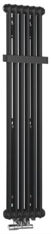 Przejdź do produktu FEDE grzejnik łazienkowy 1500x306mm, 6 segmentów, czarny mat