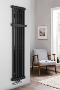 Grzejnik czarny pionowy Fede 150 cm.jpg