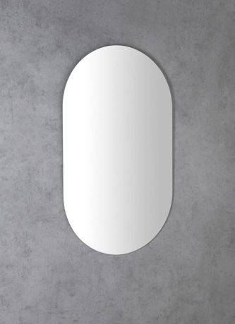 Przejdź do produktu VORA lustro ze ściętą krawędzią 50x85cm, owalne, CU free