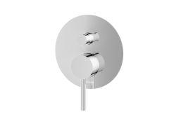 Bateria prysznicowa 2-drożna podtynkowa 14 cm Kohlman Axel QW210A chrom