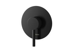 Bateria prysznicowa 1-drożna podtynkowa 12 cm czarny mat Kohlman Axel QW220AB