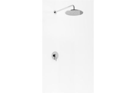 Przejdź do produktu Zestaw prysznicowy z okrągłą deszczownicą 20 cm i baterią podtynkową Kohlman Axel QW220AR chrom