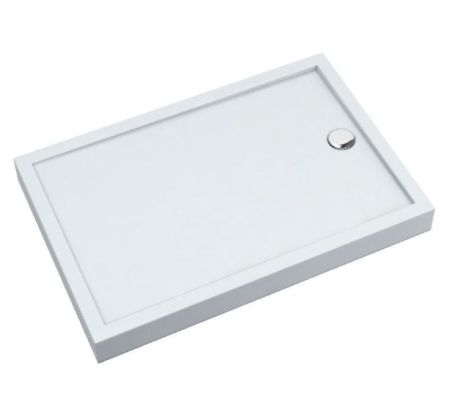 Przejdź do produktu Brodzik prostokątny 80x100x12cm Schedline zintegrowany z obudową