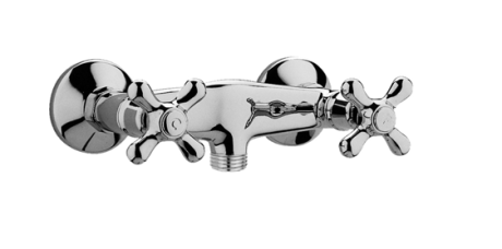 Przejdź do produktu Bateria prysznicowa Retro ze słuchawką prysznicową Paffoni Iris IRV168D chrom