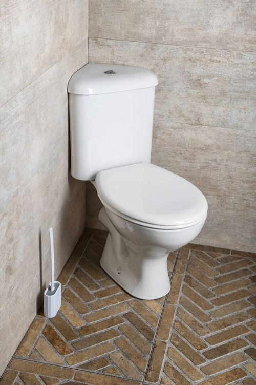 CLIFTON kompakt WC narożny, mechanizm spłukujący 3/6l, odpływ pozimy, biały