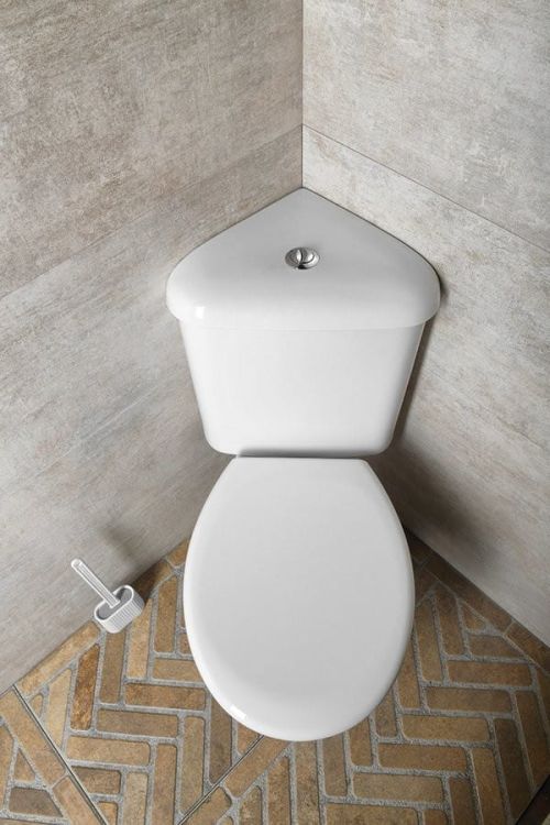 CLIFTON kompakt WC narożny, mechanizm spłukujący 3/6l, odpływ pozimy, biały