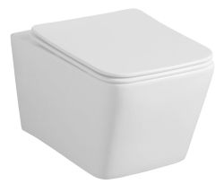 PORTO WC wiszące, Rimless, 36x52 cm, biały